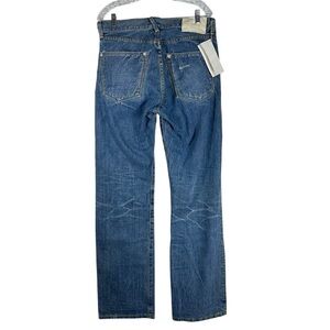 LOOMSTATE Men's New Organic Cotton Mission button fly Jeans Size 34